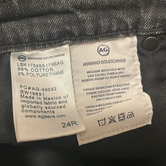 AG Isabelle High Rise Straight Crop Jeans - Picture 9 of 9